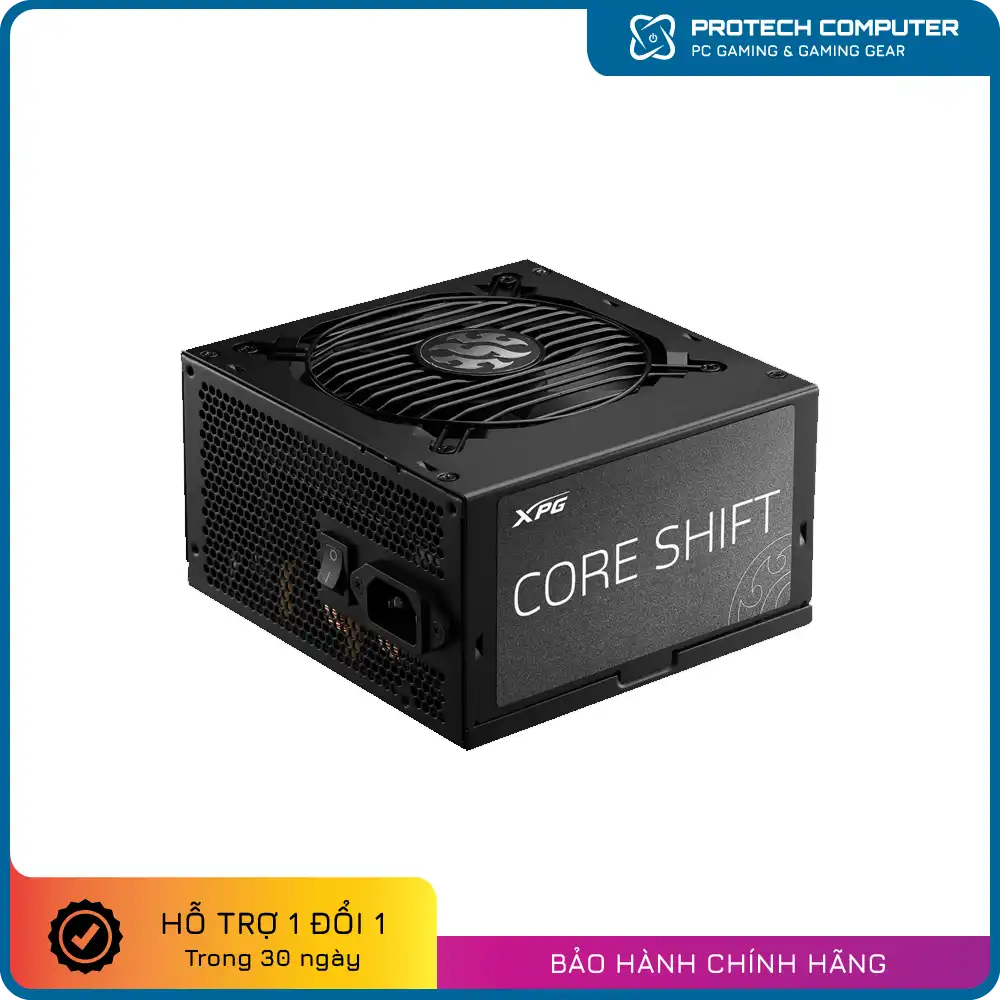 Nguồn Adata XPG Core Shift 850W Gold - White (80 Plus Gold/ Full Modular/ PCIe 5.0)